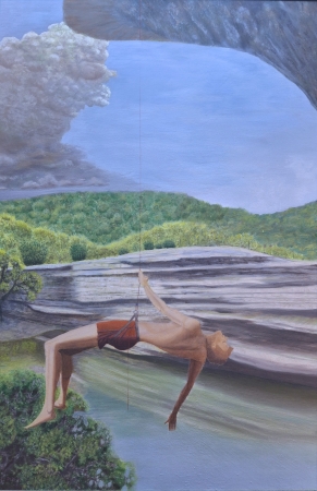 Barton Creek Overhang by artist David Piper